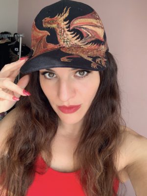 Kšiltovka černá dračí